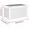 vidaXL opbevaringskasse til haven Box 90x52x55 cm bambus