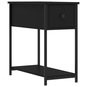 vidaXL sengebord 30x60x60 cm konstrueret tr&aelig; sort