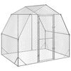 vidaXL h&oslash;nseg&aring;rd 2,5x2x2,25 m galvaniseret st&aring;l