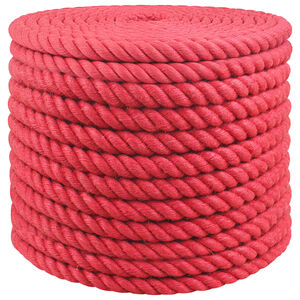 vidaXL Jute reb 20 mm R&oslash;d 100% Tossa jute