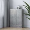 vidaXL bogskab 82,5x30,5x115 cm konstrueret tr&aelig; betongr&aring;
