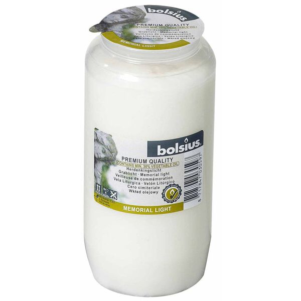 Bolsius kirkegårdslys Compo No 7 24 stk. transparent