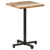 vidaXL bistrobord 50x50x75 cm firkantet massivt genbrugstr&aelig;