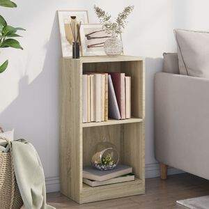 vidaXL bogreol 40 x 24 x 75 cm sp&aring;nplade sonoma-eg