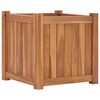 vidaXL h&aelig;vet plantekasse 40x40x40 cm massivt teaktr&aelig;