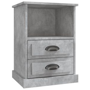 vidaXL sengebord 43x36x60 cm betongr&aring;