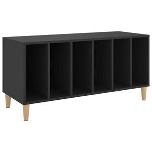vidaXL vinylskab 100x38x48 cm konstrueret tr&aelig; sort