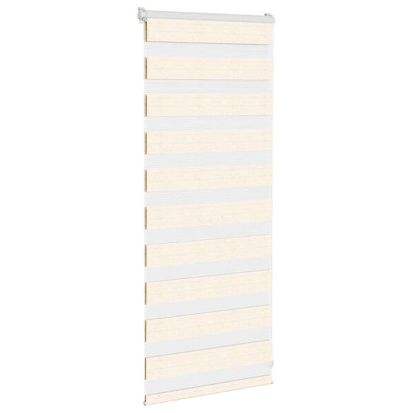 vidaXL zebragardin marmorbeige 60x100 cm stofbredde 55,9 cm polyester