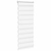 vidaXL zebragardin hvid 55x100 cm stofbredde 50,9 cm polyester