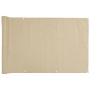vidaXL altanafsk&aelig;rmning 75x300 cm oxfordstof beige