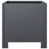 vidaXL plantekasse 30x30x30 cm stål antracitgrå