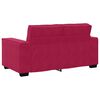 vidaXL 2-personers sofa 160x78x84 cm fl&oslash;jl vinr&oslash;d