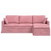 vidaXL Sofa Lyser&oslash;d Samlede dimensioner: 228 x 134 x 80 cm (B x D x H)