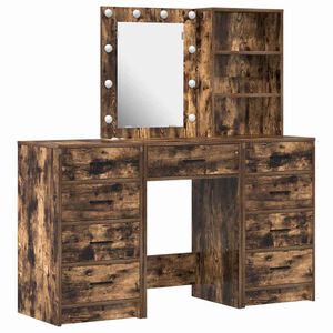 vidaXL Kl&aelig;deskab 3 stk. Brun 40 x 41 x 135 cm Konstrueret tr&aelig;