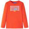 Lang&aelig;rmet T-shirt til b&oslash;rn str. 104 orange