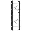 vidaXL bogreol med 5 hylder 60x30x175 cm konstrueret tr&aelig; hvid