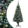 vidaXL Kunstigt juletr&aelig; med stativ Gr&oslash;n 150 cm PVC og St&aring;l og Plastik