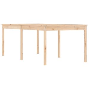 vidaXL havebord 203,5x100x76 cm massivt fyrretr&aelig;