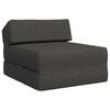 vidaXL Samlebar Sofa Seng M&oslash;rkegr&aring; 60 x 70 x 41 cm Stof