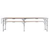 vidaXL foldbart campingbord aluminium 240 x 60 cm