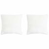 vidaXL Hovedpude 2 stk. 60 x 60 cm Bambusfiber Hvid