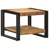 vidaXL sofabord 50x50x38 cm massivt ru mangotr&aelig;