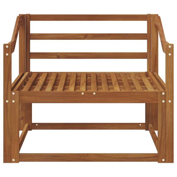 vidaXL Udend&oslash;rs Mellem Sofa Massivt Akacietr&aelig; Naturfarvet