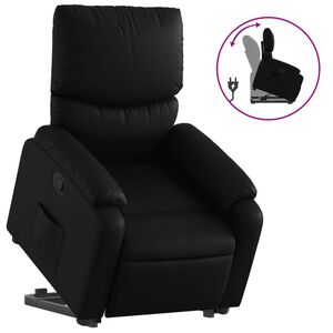 vidaXL l&oslash;ftestol med massagefunktion kunstl&aelig;der cappuccino