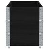 vidaXL plantekasse 150x50 cm massivt fyrretr&aelig; sort