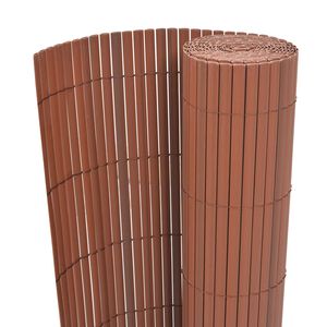 vidaXL Havehegn Brun 150 x 500 cm PVC