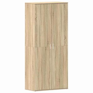 vidaXL Sko skab 80 x 39 x 178 cm Konstrueret tr&aelig; Sonoma eg