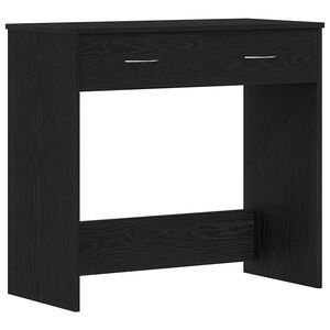 vidaXL Bord Sort eg Konstrueret tr&aelig; 80 x 40 x 75 cm