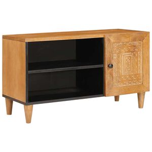 vidaXL TV Enheder med hylde Lys Brun 80 x 33 x 46 cm Konstrueret tr&aelig;