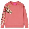 Sweatshirt til b&oslash;rn str. 116 gammelrosa