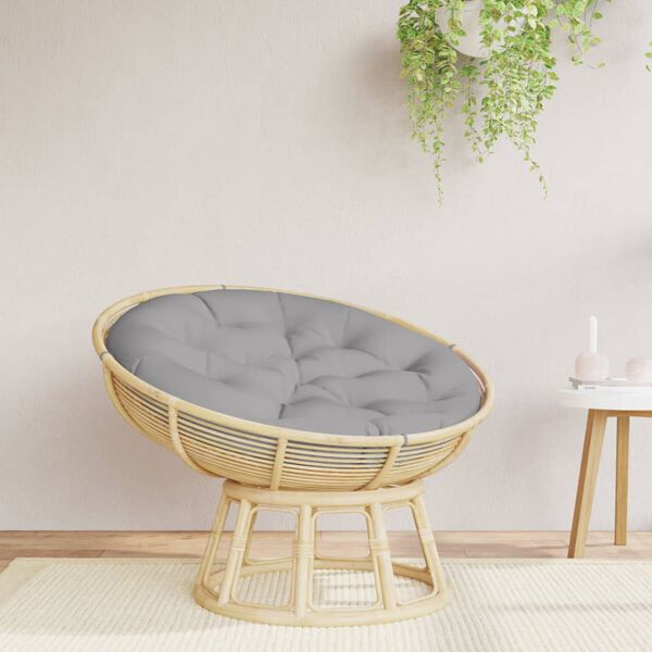 vidaXL rund hynde &Oslash;100x11 cm oxfordstof gr&aring;