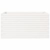 vidaXL plantekasse 90x60x45,5 cm massivt fyrretr&aelig; hvid