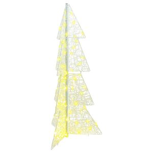vidaXL Juletr&aelig; 100 LED'er Varm hvid 120 cm Akryl