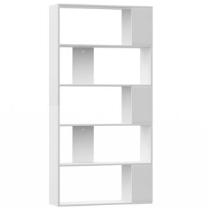 vidaXL bogreol/rumdeler 80x24x159 cm konstrueret tr&aelig; hvid