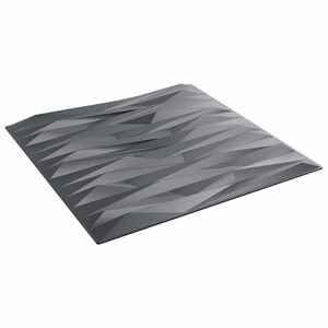 vidaXL V&aelig;gpaneler 12 stk. 50 x 50 cm Sten gr&aring; XPS Skum