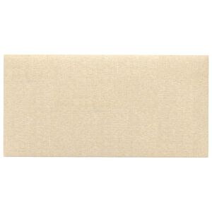 vidaXL V&aelig;ghovedg&aelig;rde 12 pcs Creme 30 x 15 cm Stof