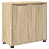 vidaXL Badev&aelig;relse vaskeskab Sonoma eg 60 x 30 x 60 cm Konstrueret tr&aelig;