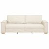 vidaXL 3-personers sofa Beige 220 cm Linned-blandet stof