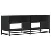 vidaXL tv-bord 120,5x40x46 cm konstrueret tr&aelig; og metal sort