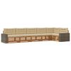 vidaXL Udend&oslash;rs sofagruppe 6 stk. Naturlig og Beige Polyester