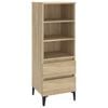 vidaXL skab 40x36x110 cm konstrueret tr&aelig; Sonoma-eg