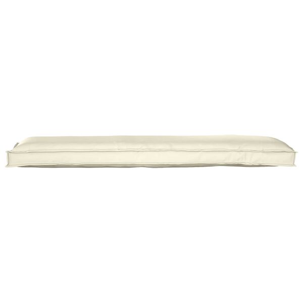 vidaXL Palle Pudes&aelig;t 2 pcs Creme 150 x 40 x 8 cm Oxford Stof