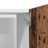 vidaXL køleskabsskab "Lyon" gammelt træ 60x57x207 cm konstrueret træ