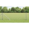 vidaXL Hegnsp&aelig;l S&oslash;lv 100 x 0,5 m (16 x 16 mm meshek) St&aring;l