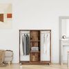 vidaXL Garderobe Gammelt træ 102 x 38 x 110 cm Konstrueret træ