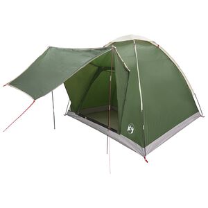 vidaXL Camping telt 2-personers Gr&oslash;n Polyester og St&aring;l